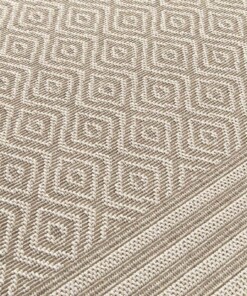 Outdoor Teppich Kariert - Bask Pavilion Sandfarbe Outdoor Teppich Kariert - Bask Pavilion Sandfarbe