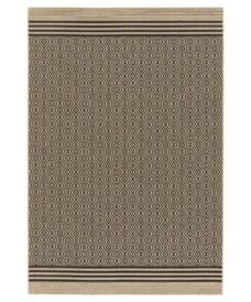 Outdoor Teppich Kariert - Bask Pavilion Beige/Schwarz - overzicht, thumbnail