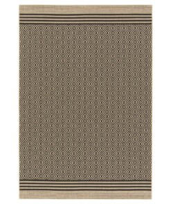 Outdoor Teppich Kariert - Bask Pavilion Beige/Schwarz - overzicht
