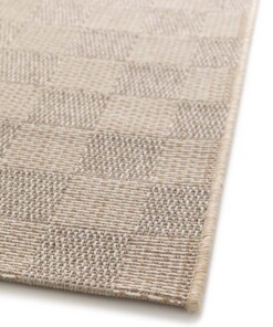 Outdoor Teppich - Bask Check Beige/Sandfarbe Outdoor Teppich - Bask Check Beige/Sandfarbe