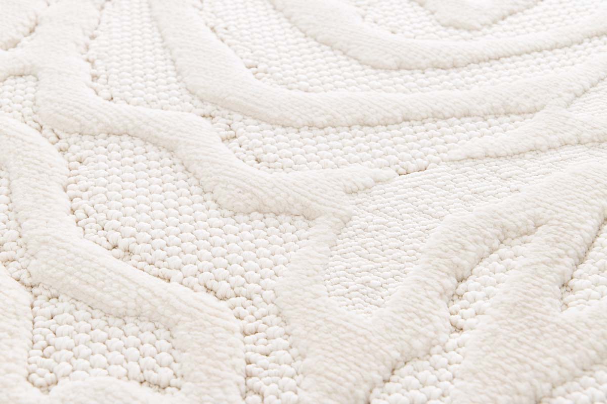 Teppich Blumen - Elevé Pétale Elfenbein Teppich Blumen - Elevé Pétale Elfenbein