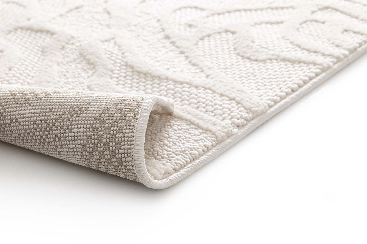 Teppich Blumen - Elevé Pétale Elfenbein Teppich Blumen - Elevé Pétale Elfenbein