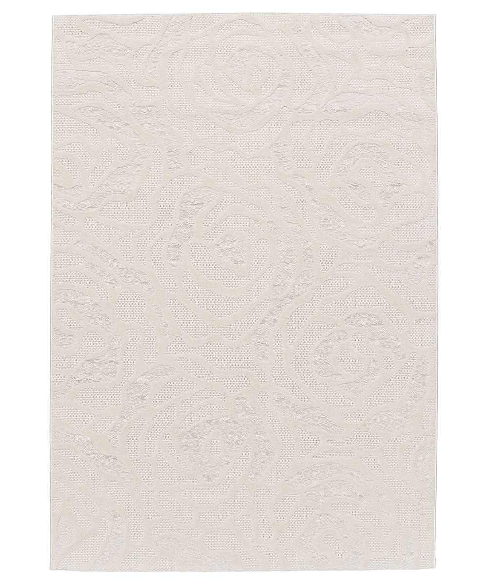 Teppich Blumen - Elevé Pétale Elfenbein - overzicht Teppich Blumen - Elevé Pétale Elfenbein - overzicht