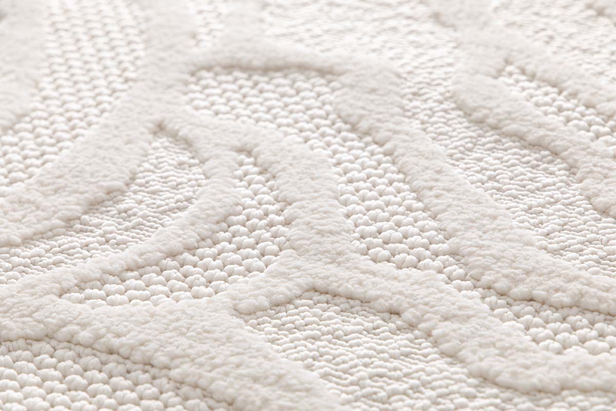 Teppich Blumen - Elevé Pétale Elfenbein Teppich Blumen - Elevé Pétale Elfenbein