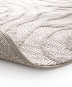 Teppich Blumen Rund - Elevé Pétale Taupe Teppich Blumen Rund - Elevé Pétale Taupe