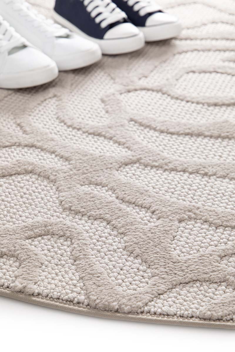 Teppich Blumen - Elevé Pétale Taupe Teppich Blumen - Elevé Pétale Taupe