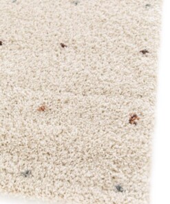 Hochflor Teppich - Dots Creme/Multi Hochflor Teppich - Dots Creme/Multi