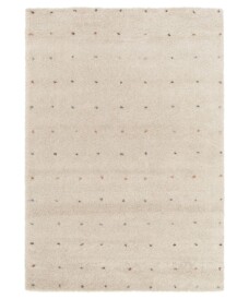 Hochflor Teppich - Dots Creme/Multi - overzicht, thumbnail