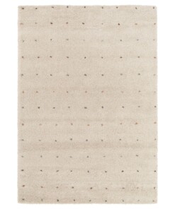 Hochflor Teppich - Dots Creme/Multi - overzicht