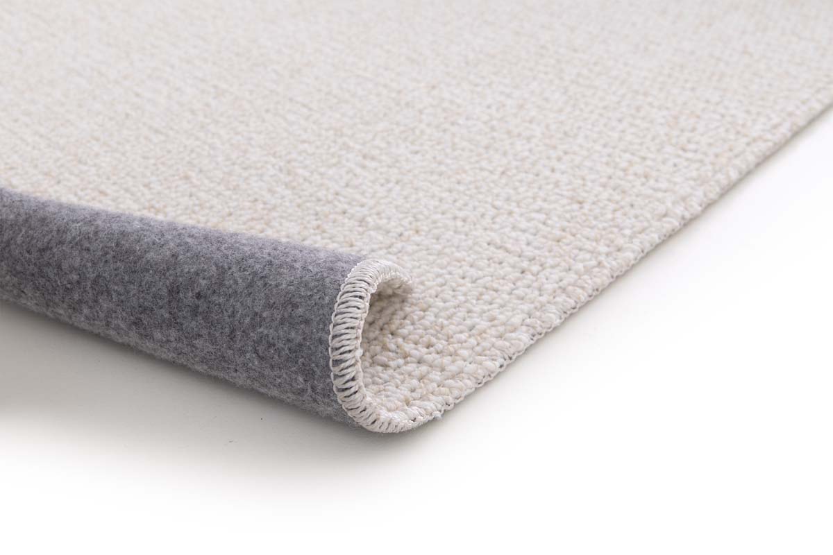 Waschbarer Wollteppich - EcoFibre Elfenbein Waschbarer Wollteppich - EcoFibre Elfenbein