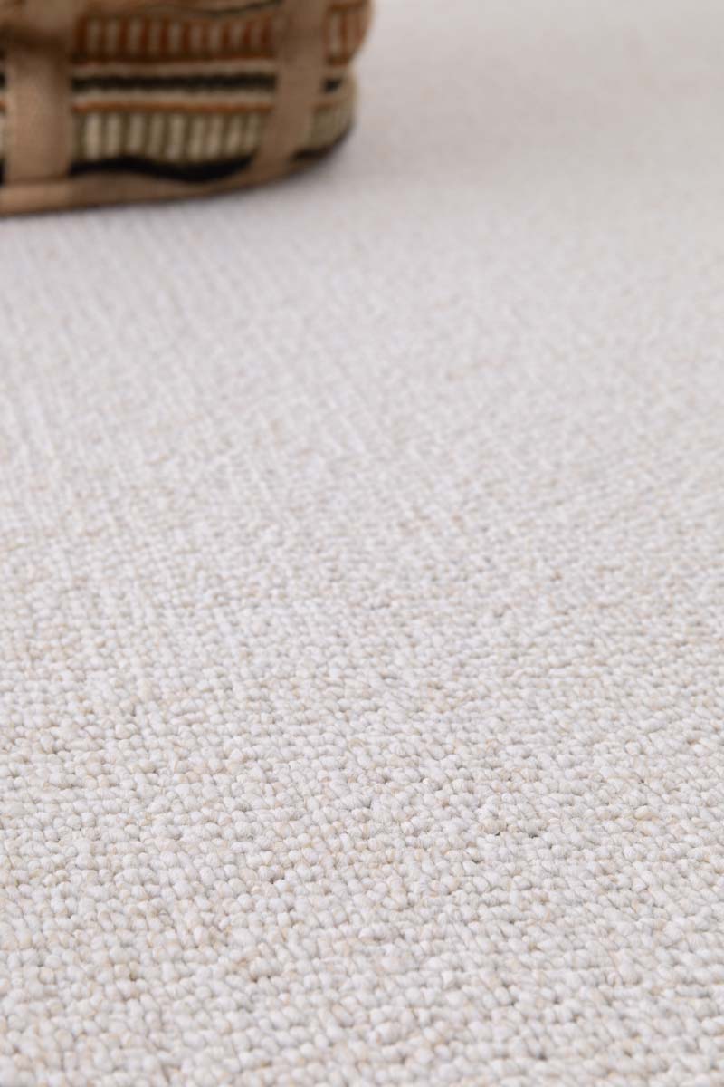 Waschbarer Wollteppich - EcoFibre Elfenbein Waschbarer Wollteppich - EcoFibre Elfenbein