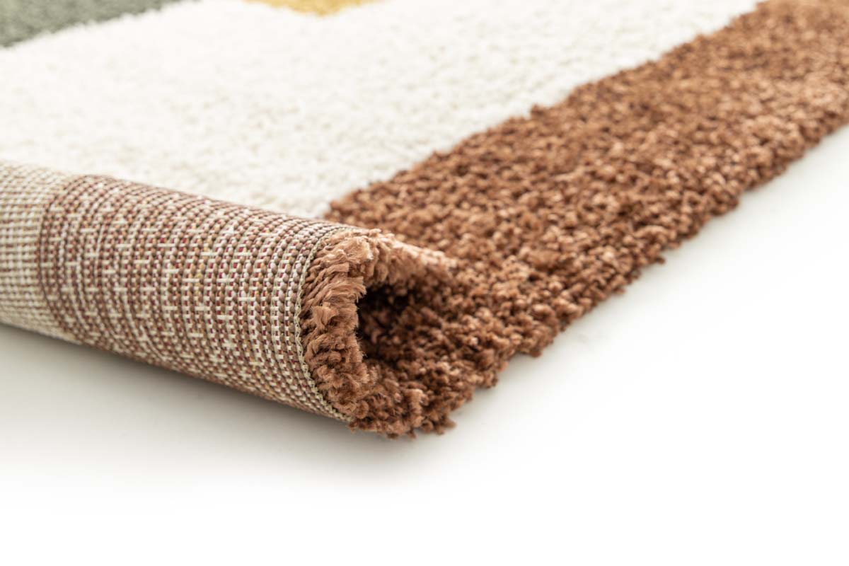 Hochflor Teppich - Mirage Empilé Olivgrün/Gelb Hochflor Teppich - Mirage Empilé Olivgrün/Gelb