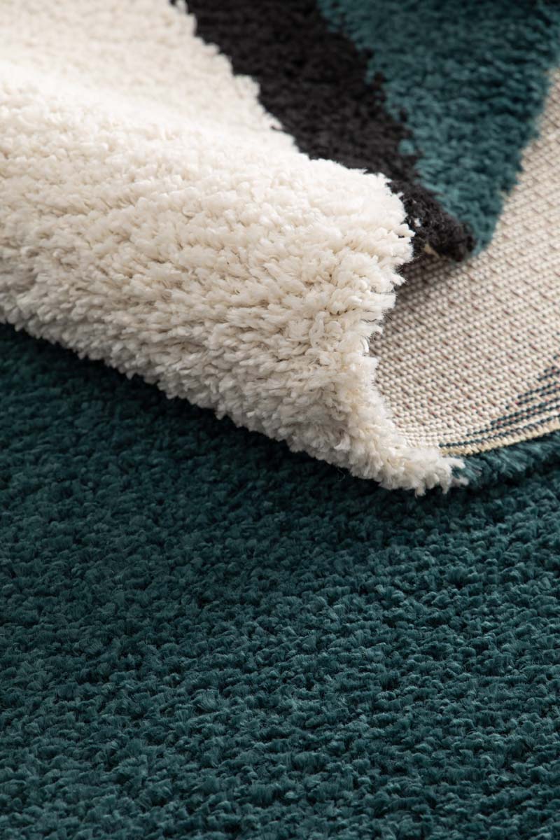 Hochflor Teppich - Mirage Éclipse Petrol Hochflor Teppich - Mirage Éclipse Petrol