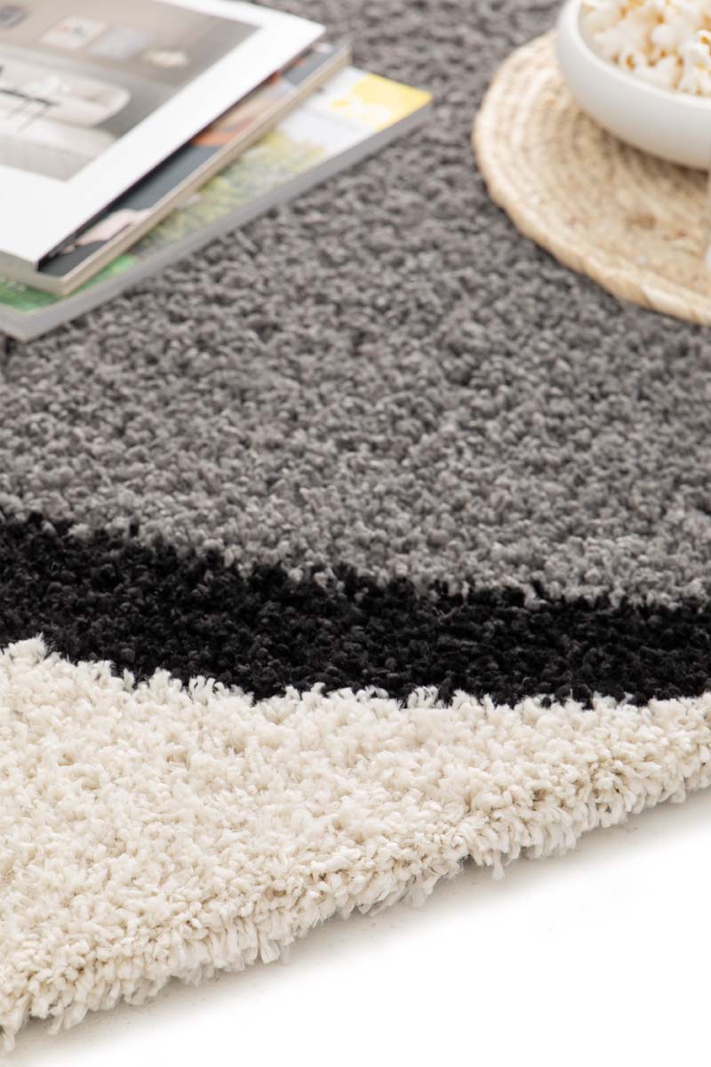 Hochflor Teppich - Mirage Éclipse Grau Hochflor Teppich - Mirage Éclipse Grau