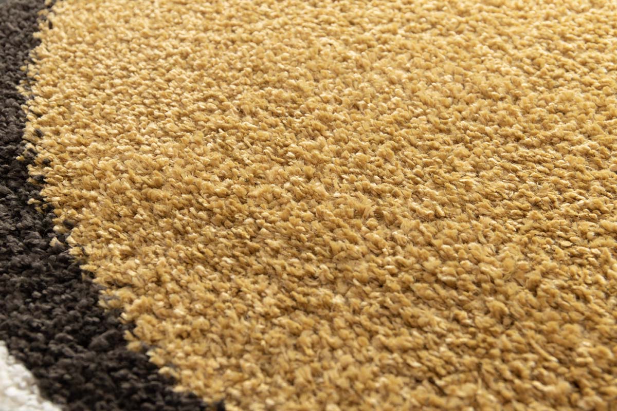 Hochflor Teppich - Mirage Éclipse Ambergelb Hochflor Teppich - Mirage Éclipse Ambergelb