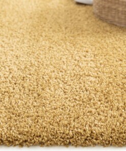 Hochflor Teppich - Mirage Éclipse Ambergelb