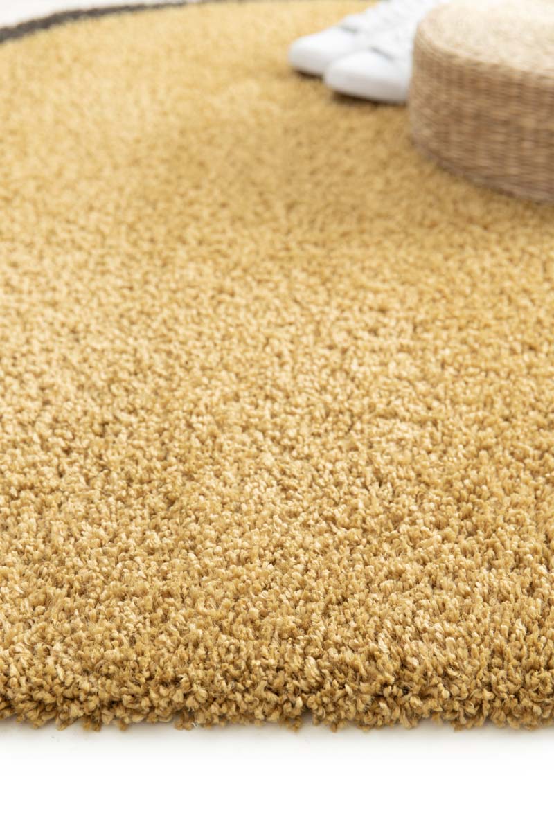 Hochflor Teppich - Mirage Éclipse Ambergelb Hochflor Teppich - Mirage Éclipse Ambergelb