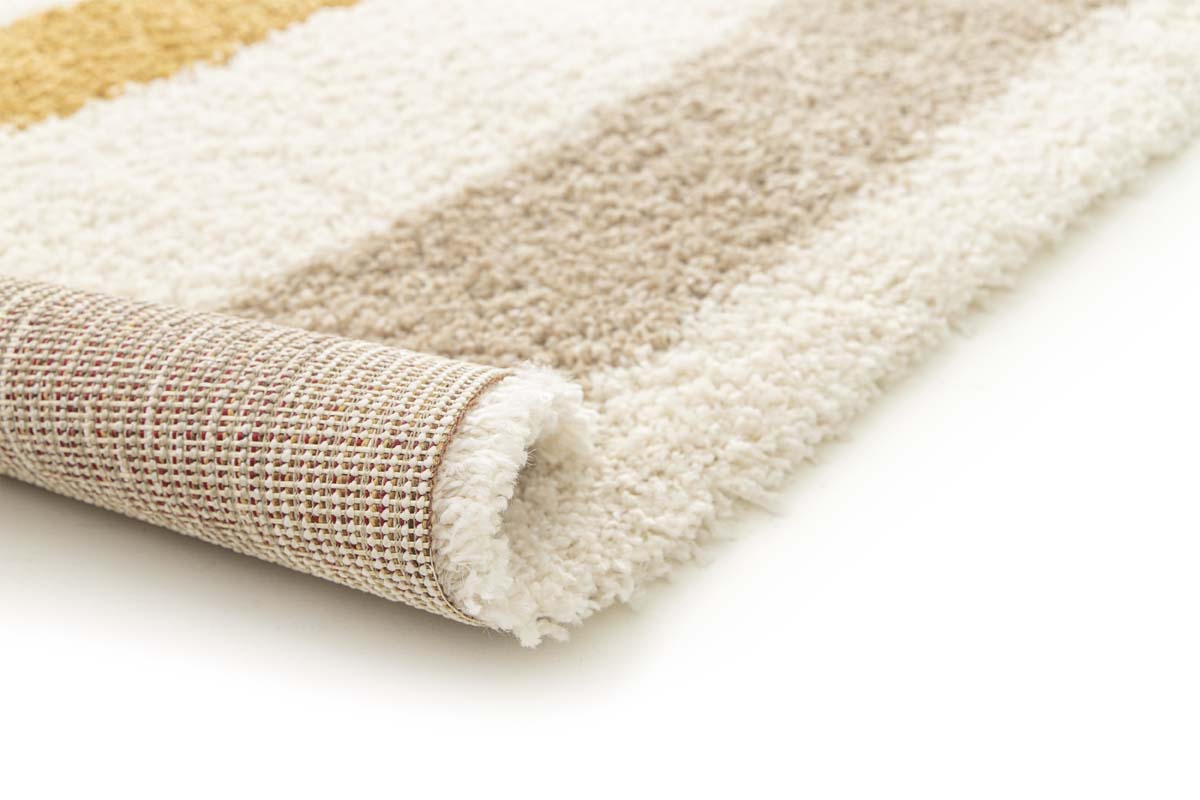 Hochflor Teppich - Mirage Rainbow Ambergelb Hochflor Teppich - Mirage Rainbow Ambergelb