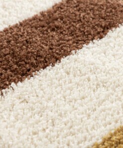 Hochflor Teppich - Mirage Rainbow Ambergelb Hochflor Teppich - Mirage Rainbow Ambergelb