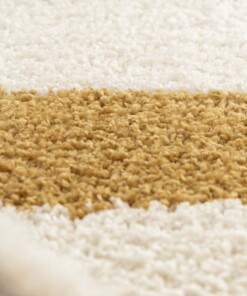 Hochflor Teppich - Mirage Rainbow Ambergelb Hochflor Teppich - Mirage Rainbow Ambergelb