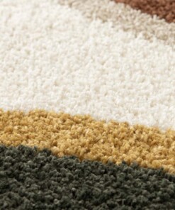 Hochflor Teppich - Mirage Rivage Olivgrün/Gelb Hochflor Teppich - Mirage Rivage Olivgrün/Gelb