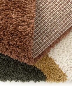 Hochflor Teppich - Mirage Rivage Olivgrün/Gelb Hochflor Teppich - Mirage Rivage Olivgrün/Gelb