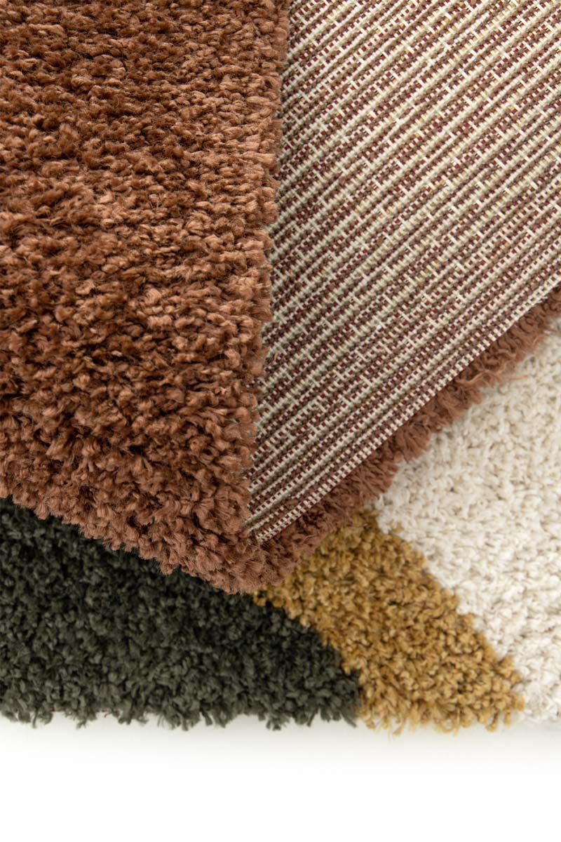 Hochflor Teppich - Mirage Rivage Olivgrün/Gelb Hochflor Teppich - Mirage Rivage Olivgrün/Gelb