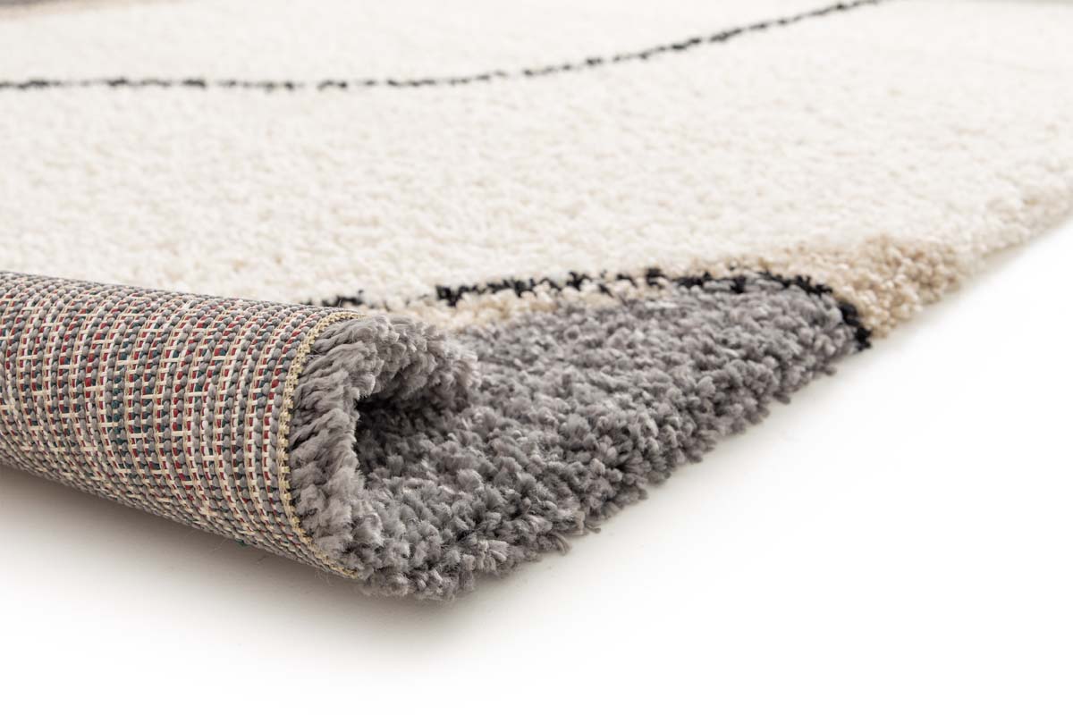 Hochflor Teppich - Mirage Rivage Grau/Beige Hochflor Teppich - Mirage Rivage Grau/Beige