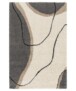 Hochflor Teppich - Mirage Rivage Grau/Beige - overzicht, thumbnail