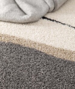 Hochflor Teppich - Mirage Rivage Grau/Beige