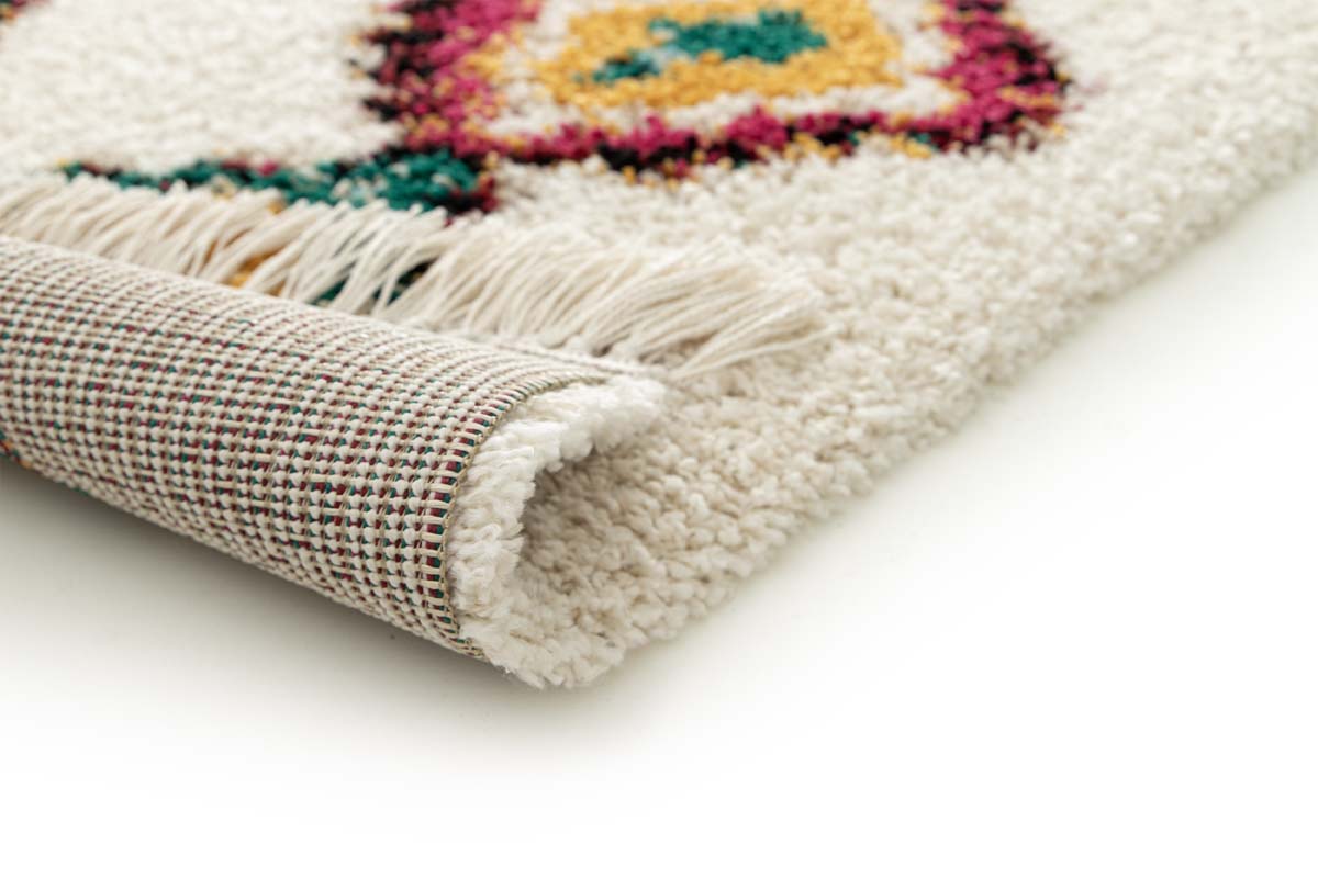 Berber Teppich - Atlas Nomad Elfenbein/Mehrfarbig Berber Teppich - Atlas Nomad Elfenbein/Mehrfarbig