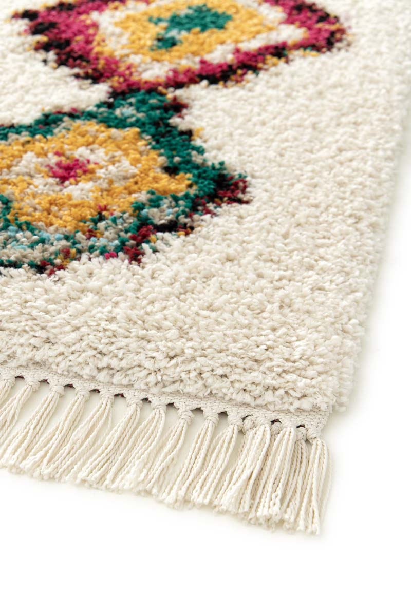 Berber Teppich - Atlas Nomad Elfenbein/Mehrfarbig Berber Teppich - Atlas Nomad Elfenbein/Mehrfarbig