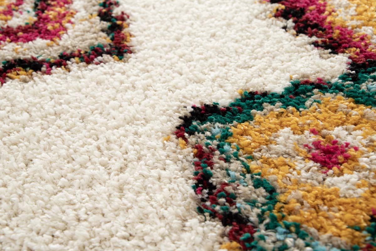 Berber Teppich - Atlas Nomad Elfenbein/Mehrfarbig Berber Teppich - Atlas Nomad Elfenbein/Mehrfarbig