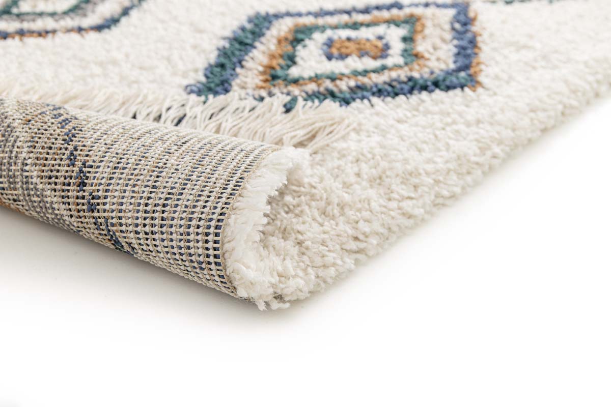 Berber Teppich - Atlas Nomad Braun/Blau Berber Teppich - Atlas Nomad Braun/Blau