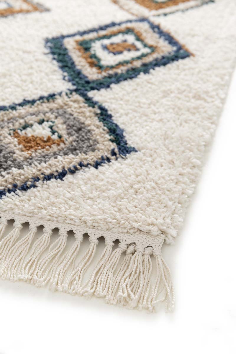 Berber Teppich - Atlas Nomad Braun/Blau Berber Teppich - Atlas Nomad Braun/Blau