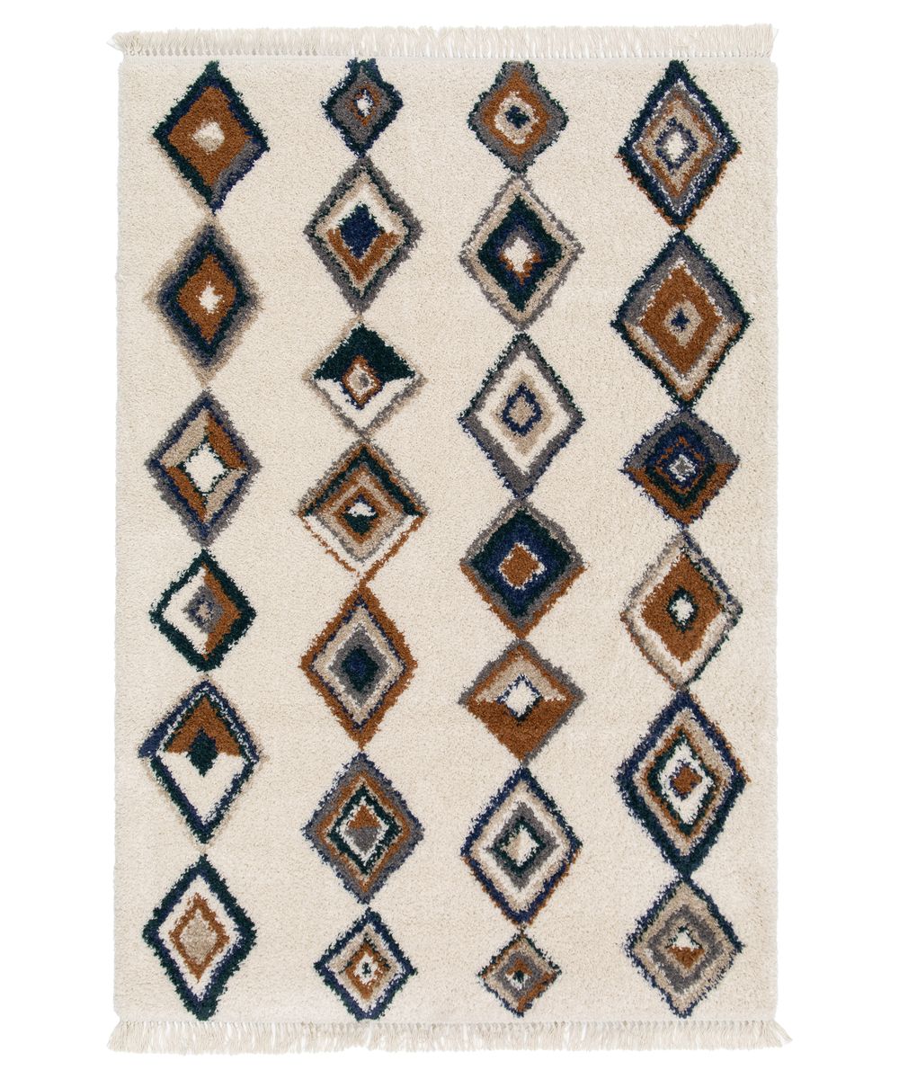 Berber Teppich - Atlas Nomad Braun/Blau - overzicht Berber Teppich - Atlas Nomad Braun/Blau - overzicht