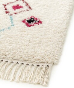 Berber Teppich - Atlas Kite Elfenbein/Mehrfarbig Berber Teppich - Atlas Kite Elfenbein/Mehrfarbig