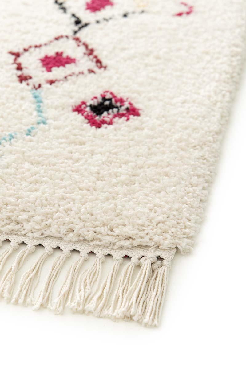 Berber Teppich - Atlas Kite Elfenbein/Mehrfarbig Berber Teppich - Atlas Kite Elfenbein/Mehrfarbig