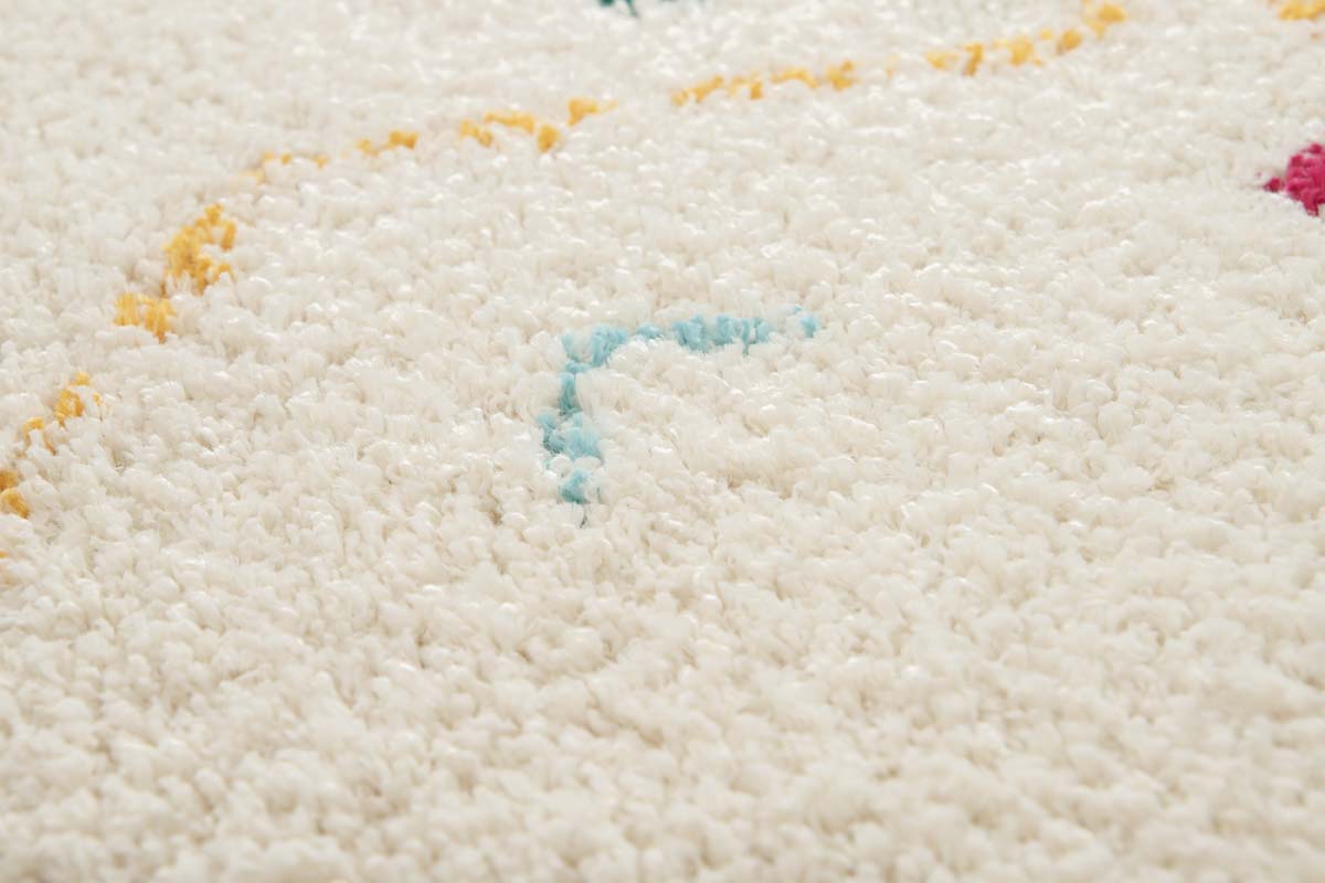 Berber Teppich - Atlas Kite Elfenbein/Mehrfarbig Berber Teppich - Atlas Kite Elfenbein/Mehrfarbig