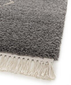 Berber Teppich - Atlas Grid Grau Berber Teppich - Atlas Grid Grau