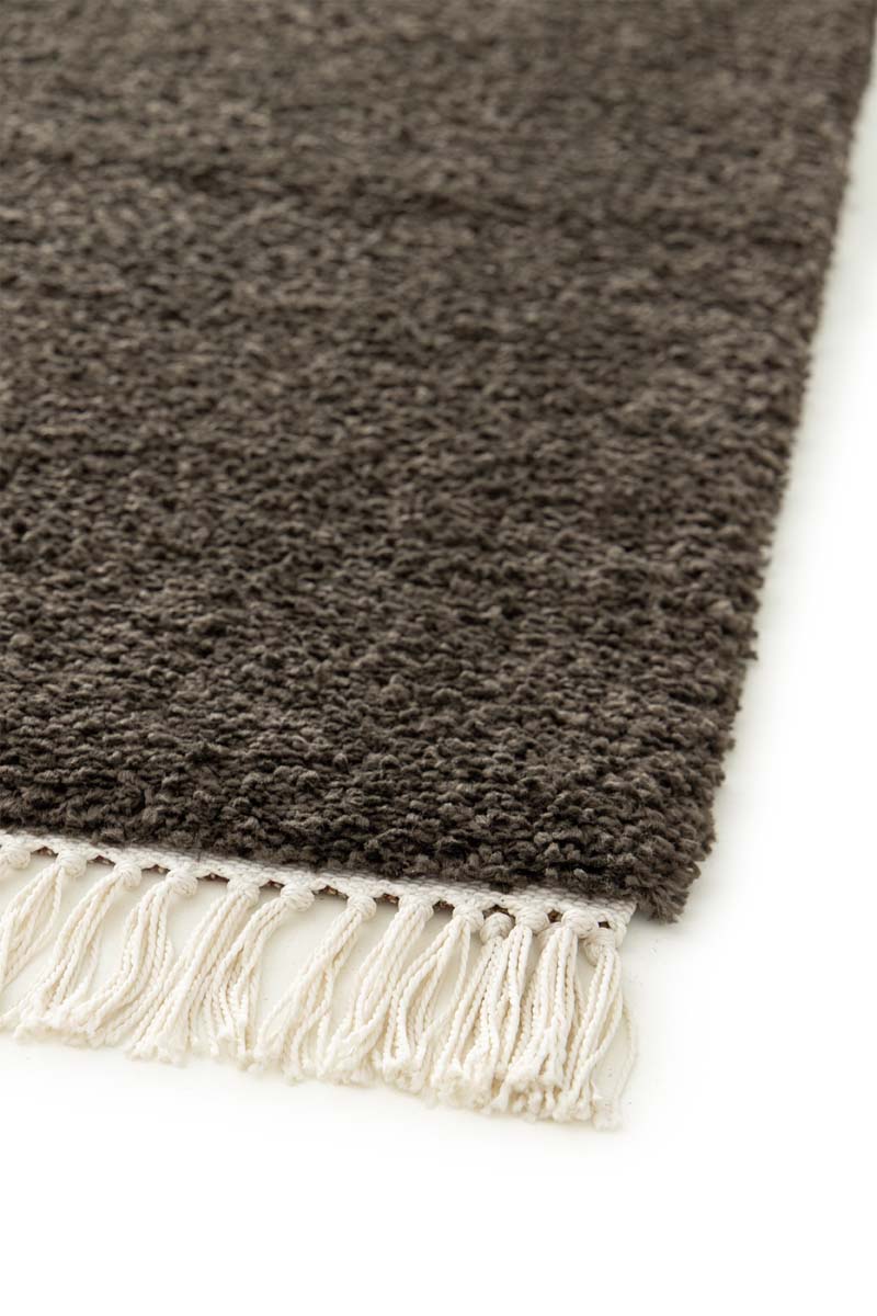 Berber Teppich - Atlas Grid Dunkelbraun Berber Teppich - Atlas Grid Dunkelbraun