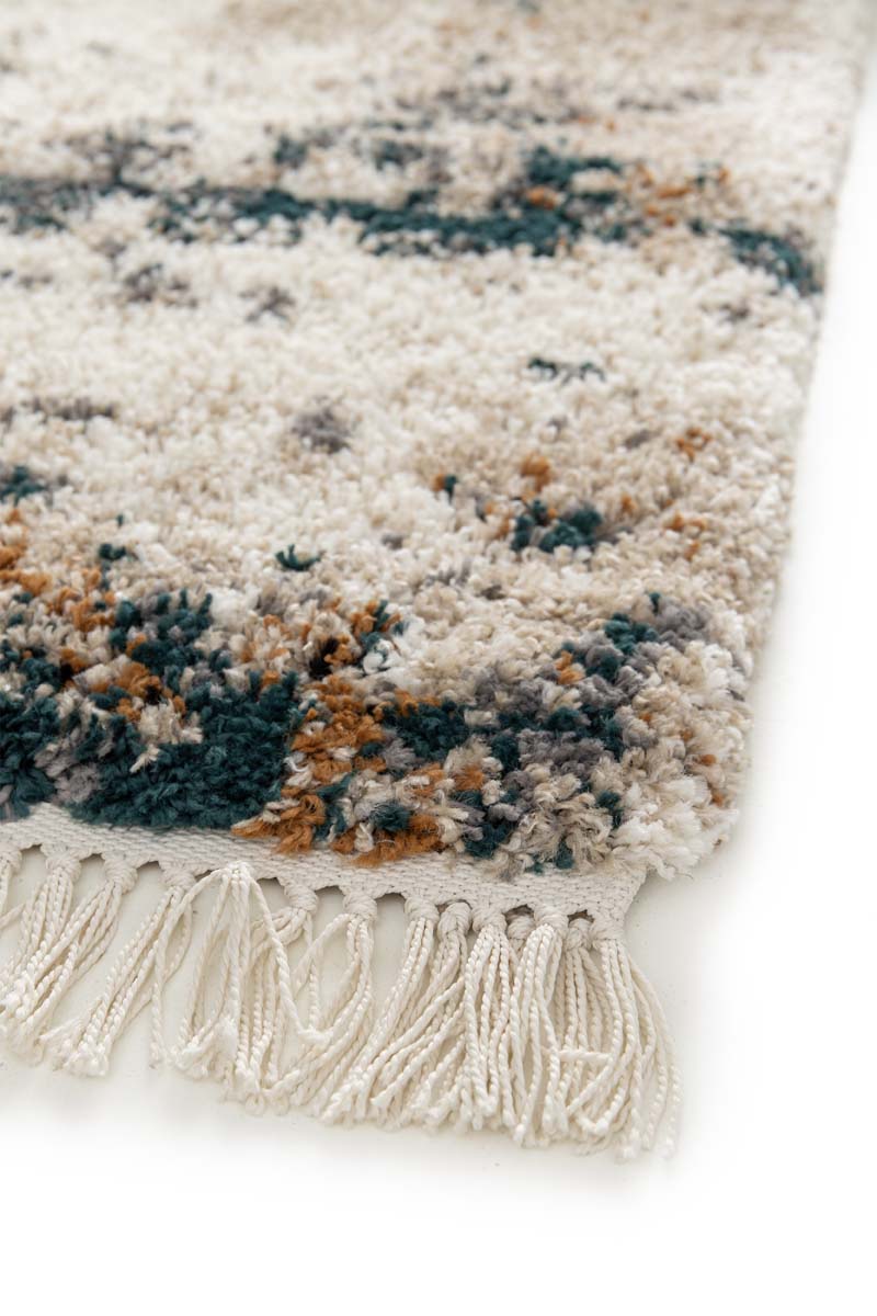 Berber Teppich - Atlas Canvas Blau/Beige Berber Teppich - Atlas Canvas Blau/Beige