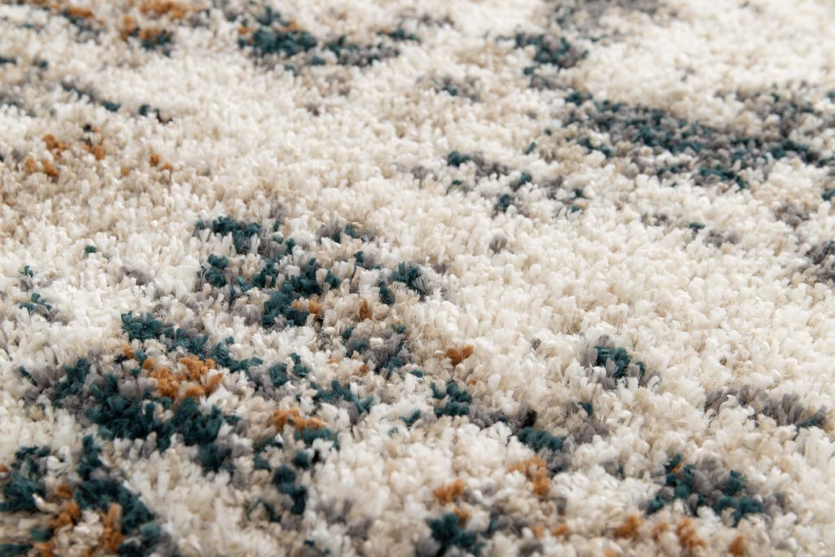 Berber Teppich - Atlas Canvas Blau/Beige Berber Teppich - Atlas Canvas Blau/Beige