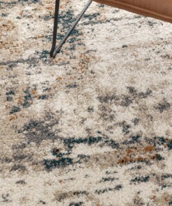 Berber Teppich - Atlas Canvas Blau/Beige