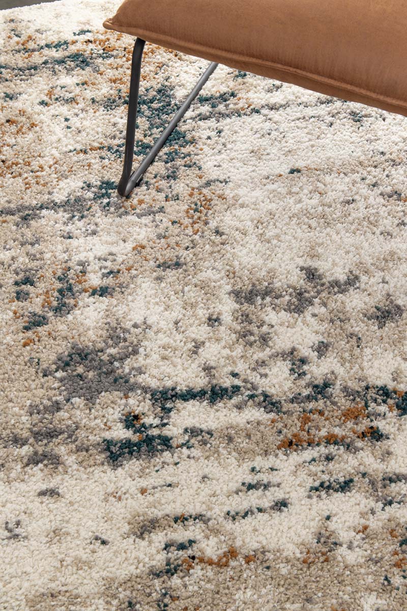 Berber Teppich - Atlas Canvas Blau/Beige Berber Teppich - Atlas Canvas Blau/Beige