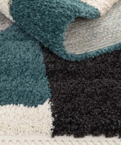 Abstrakter Teppich - Atlas Zenith Petrol