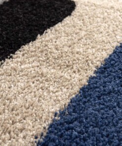 Abstrakter Teppich - Atlas Forma Blau/Mehrfarbig Abstrakter Teppich - Atlas Forma Blau/Mehrfarbig