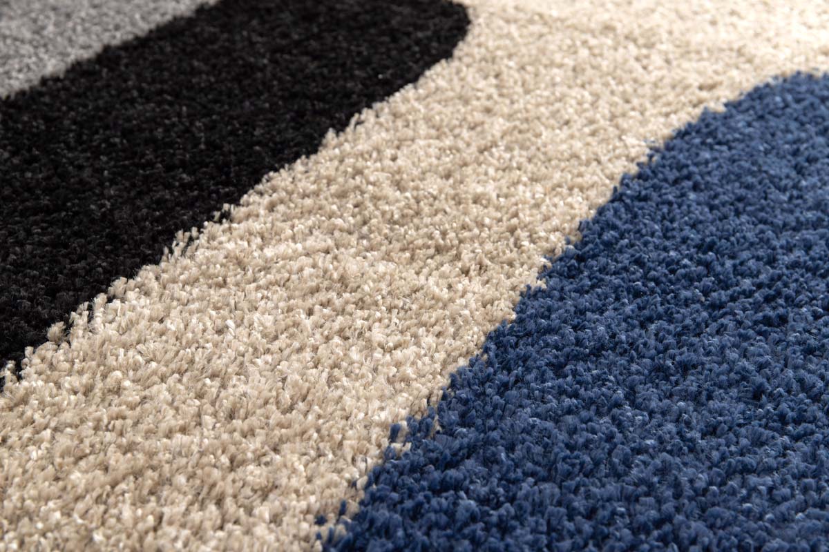 Abstrakter Teppich - Atlas Forma Blau/Mehrfarbig Abstrakter Teppich - Atlas Forma Blau/Mehrfarbig