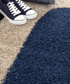 Abstrakter Teppich - Atlas Forma Blau/Mehrfarbig