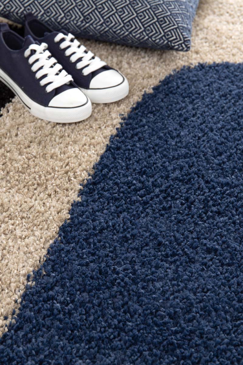 Abstrakter Teppich - Atlas Forma Blau/Mehrfarbig Abstrakter Teppich - Atlas Forma Blau/Mehrfarbig